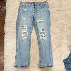 Gently used Aeropostale boyfriend distressed jeans